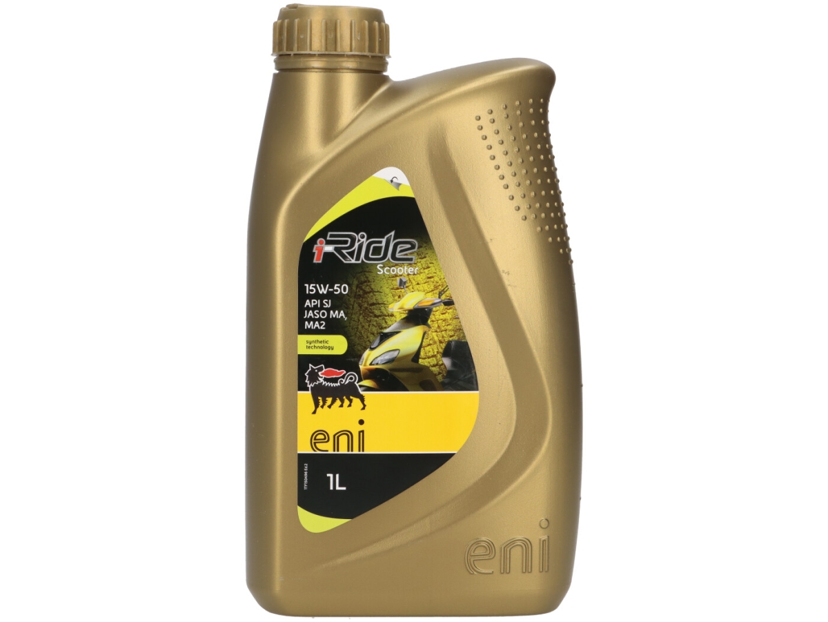 Öl - Motoröl -ENI (AGIP) I-Ride PG- 4-Takt SAE 15W-50 synthetisch - 1000ml