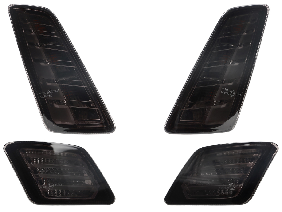 Blinker-Set vorne + hinten -POWER 1- LED - Vespa GTS/GTV 125-300 Keyless - getön