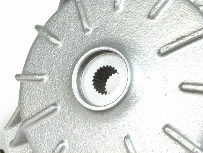 Front brake hub 9 inch -FA ITALIA- Vespa V50 R (V5A1T, 752189-), V50 Special (V5A2T, - 1971), V50 Special Elestart (V5A3T, - 1971)