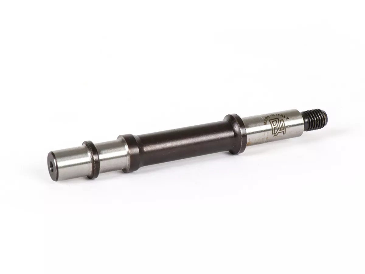 Gear cluster shaft -OEM QUALITY- Vespa VBA1T (-91002), VNB1T (Motor 62009-), VNB2T, VNB3T, VBB1T, Super125 (VNC1T) - bearing seat: Ø=12mm, bushing: Ø=11.5mm, length: 117mm