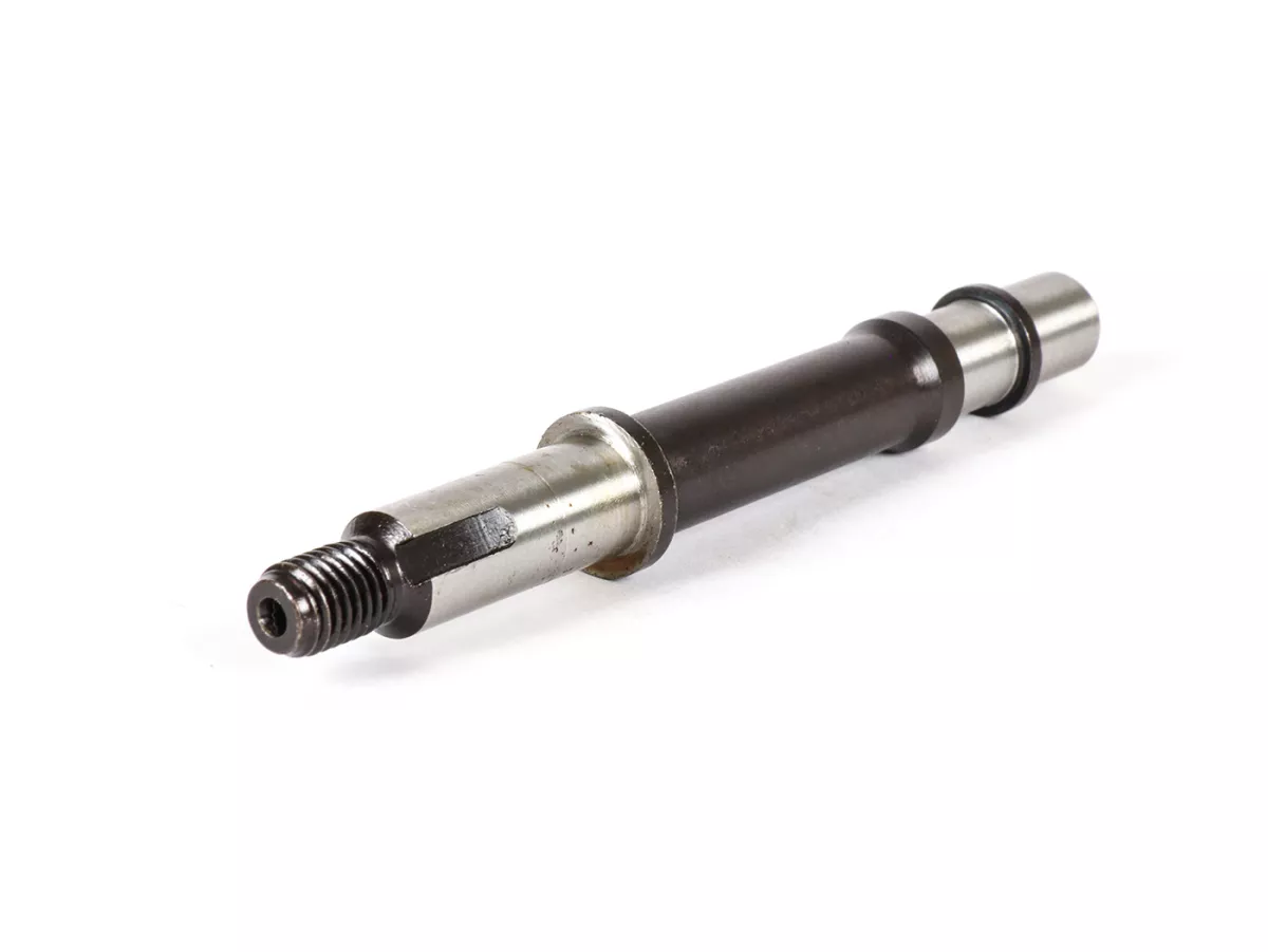 Gear cluster shaft -OEM QUALITY- Vespa VBA1T (-91002), VNB1T (Motor 62009-), VNB2T, VNB3T, VBB1T, Super125 (VNC1T) - bearing seat: Ø=12mm, bushing: Ø=11.5mm, length: 117mm