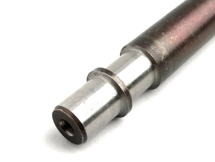 Hulpas as -OEM KWALITEIT- Vespa GT125 (VNL1-2, 345001-), Sprint (VNL1-2, 345001-), GTR125 (VNL2T), Super 150 (VBC1T), P125X, P150X, Motovespa 150S (502M) - Lager zitting: Ø=15mm, bus: Ø=11.5mm, lengte: 120mm