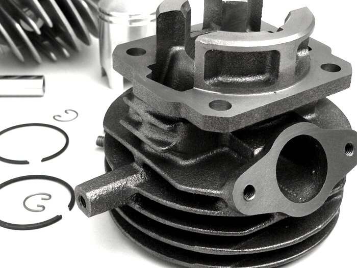 Cylinder -POLINI cast iron 50 ccm- Vespa V50, PK50