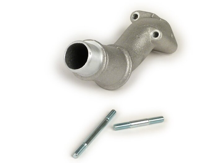 Pipe d’admission -POLINI, 2 trous, valve rotative- Vespa V50, PV125 - Ø connexion=28,5mm (Dell'Orto PHBL24, Polini CP24 )