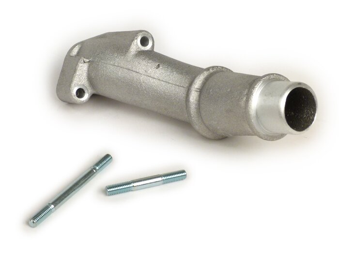 Pipe d’admission -POLINI, 2 trous, valve rotative- Vespa V50, PV125 - Ø connexion=28,5mm (Dell'Orto PHBL24, Polini CP24 )