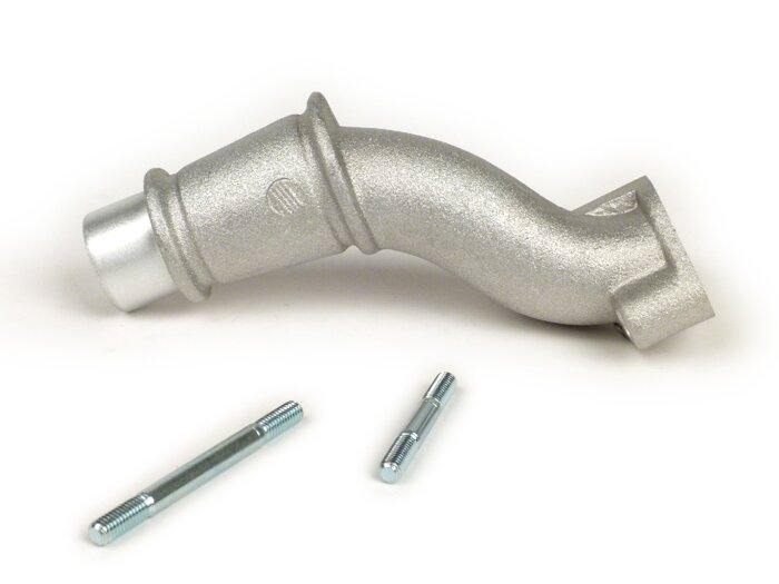 Pipe d’admission -POLINI, 2 trous, valve rotative- Vespa V50, PV125 - Ø connexion=28,5mm (Dell'Orto PHBL24, Polini CP24 )