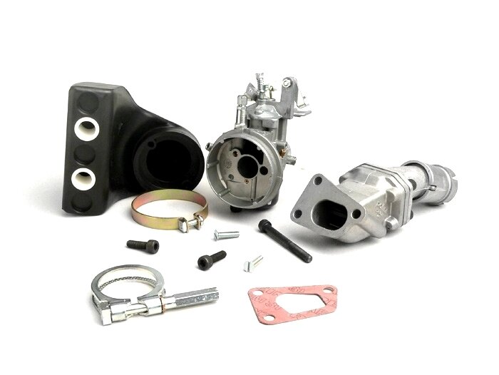 Kit carburador -POLINI 3 agujeros, 19mm Dellorto SHB, diafragma- Vespa PK XL
