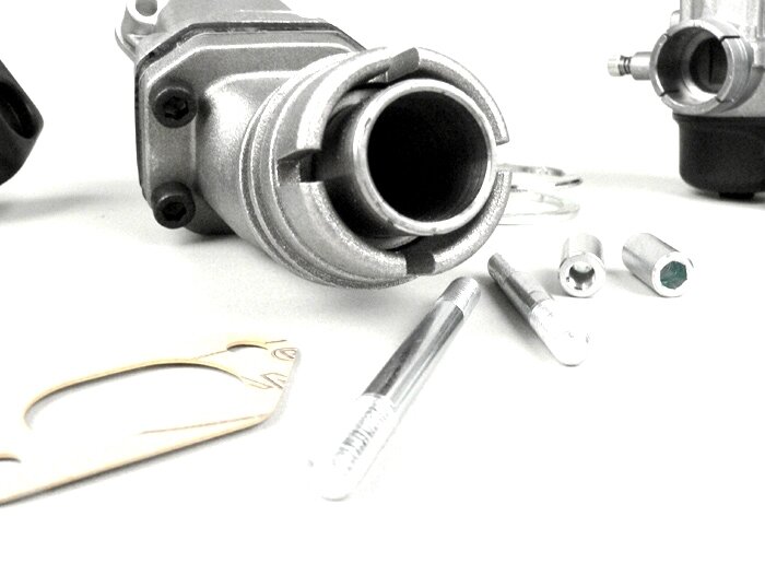 Carburator kit -POLINI 2-stud, 16mm Dellorto SHB, reed valve- Vespa V50