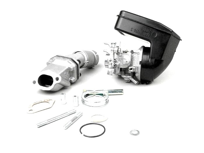 Kit carburador -POLINI 2 agujeros, 19mm Dellorto SHB, diafragma- Vespa PK S