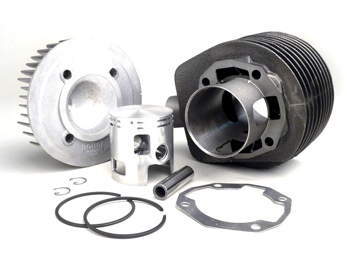 Cylinder -POLINI 177 cc 3 Ports cast iron- Vespa PX125-150, GTR125 (VNL2T), TS125 (VNL3T), Sprint150 Veloce (VLB1T 0150001-)