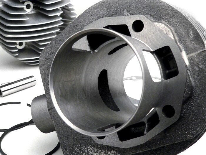 Cylinder -POLINI 177 cc 3 Ports cast iron- Vespa PX125-150, GTR125 (VNL2T), TS125 (VNL3T), Sprint150 Veloce (VLB1T 0150001-)