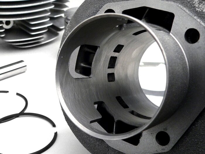Cylinder -POLINI 177 cc 3 Ports cast iron- Vespa PX125-150, GTR125 (VNL2T), TS125 (VNL3T), Sprint150 Veloce (VLB1T 0150001-)