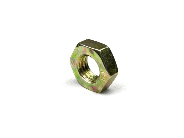 Nut -DIN 934- M10 x 1.25 - yellow galvanised