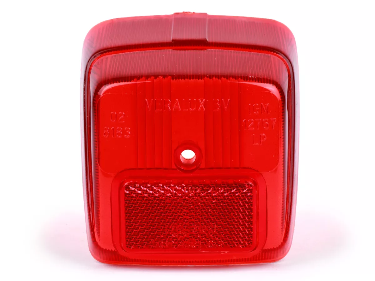 Cristal piloto trasero -P/A (NOS)- Vespa V50 S, V50 N, V50 L