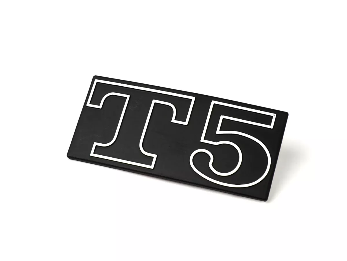 Badge side panel -VESPA- T5 125cc- Vespa T5 125cc