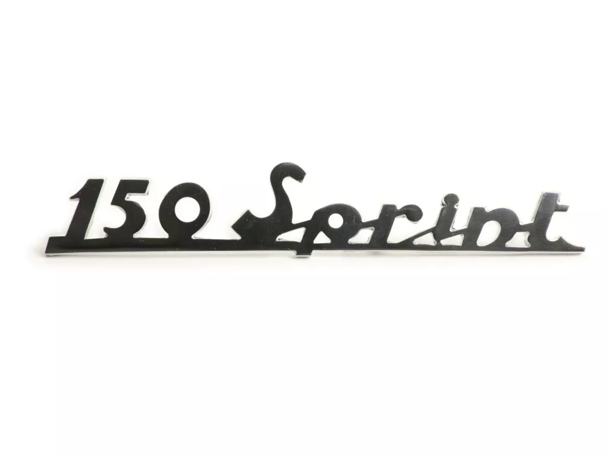 Badge de chassis arrière -QUALITÉ OEM- Vespa 150 Sprint - Vespa Sprint150 (depuis 1965)