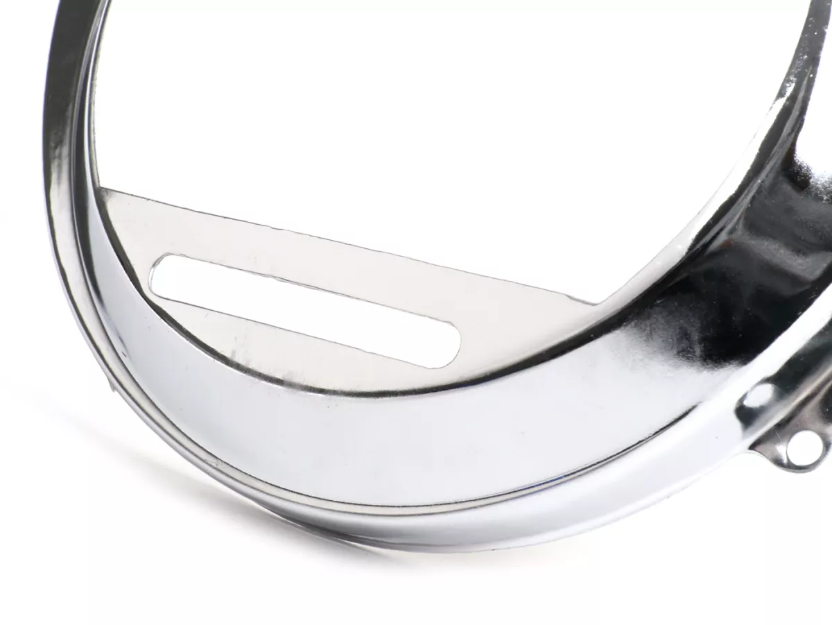 Flywheel cover -OEM QUALITY- Vespa Sprint150 (VLB1T), GT125 (VNL2T), GTR125 (VNL2T), VNA, VBA,VBB, GL, T4, Super (VNC/VBC) - chrome
