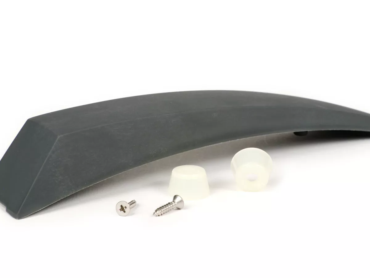 Nipplo parafango -QUALITÀ OEM- Vespa PX Lusso (dal 1984) - Plastica - Grigio opaco