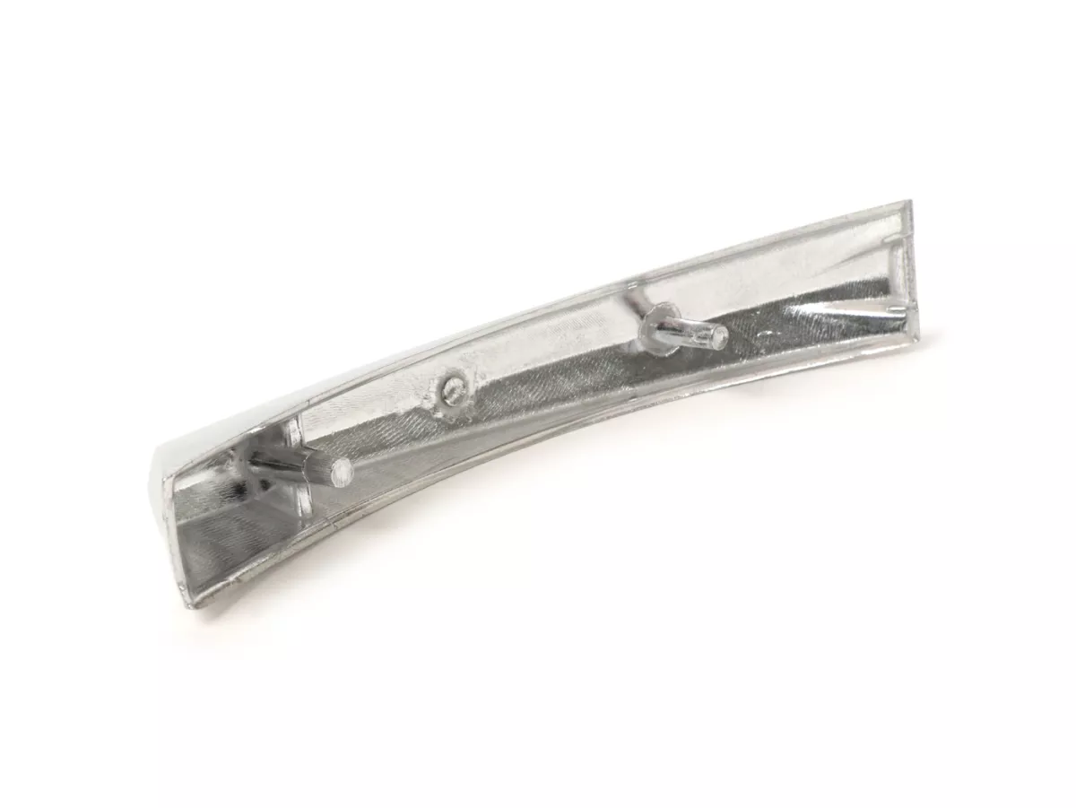Mudguard crest -CIF- Vespa Rally200, TS125 (VNL3T), GT/GTR125 (127358-), Sprint (172651-), V50 Special - Aluminium glossy