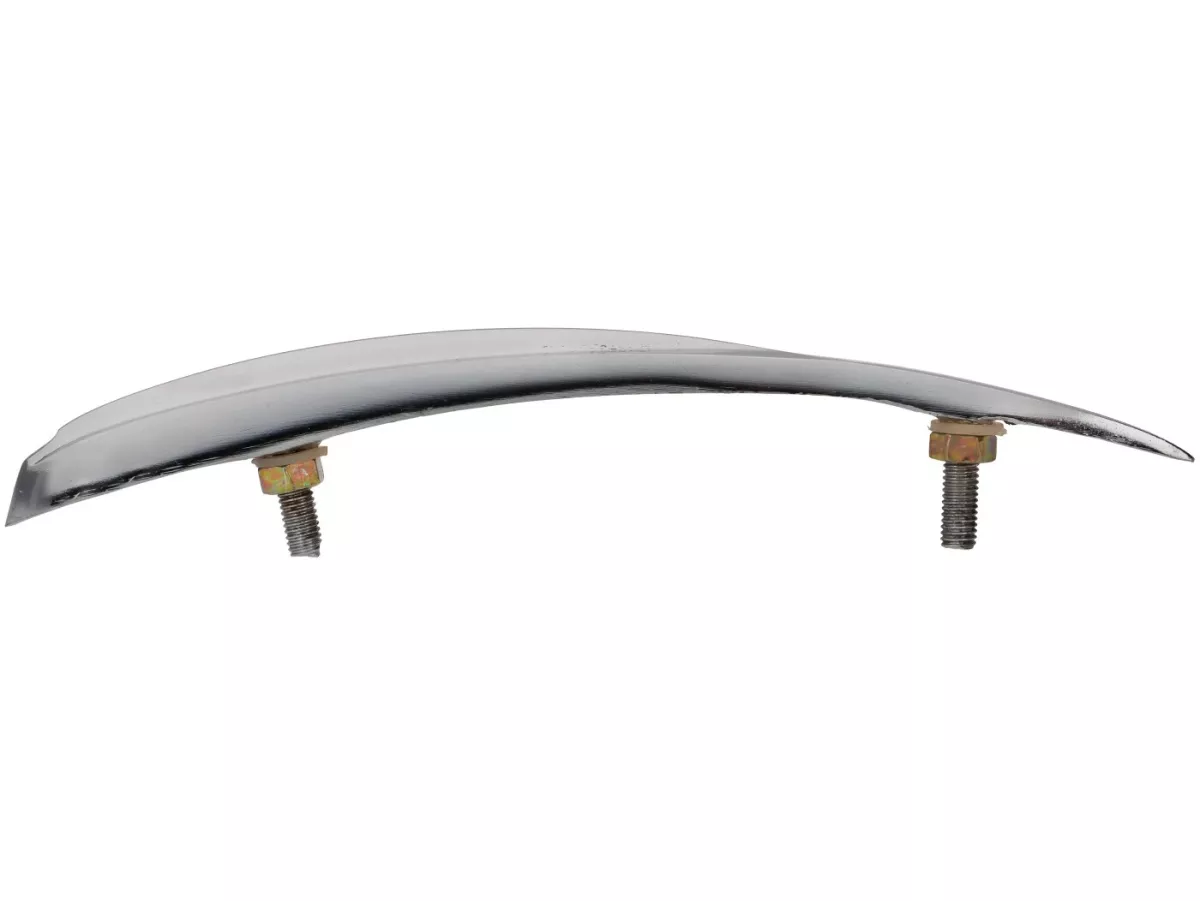 Crête de garde boue -QUALITÉ OEM- Vespa V50, SR50, 50 SS, V90, 90 SS, V 100, PV125, ET3, Super, VBA1T, VBB1T - longueur=160mm, écartement des trous=87mm - version avec noix