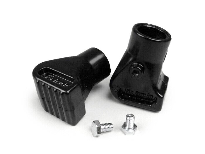 Ständerfüße -VESPA Ø= 22mm- Vespa PX, Cosa, T5 125cc, PK S, PK XL - Aluminium schwarz