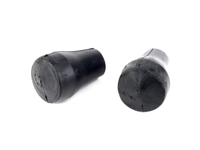 Center stand rubbers -OEM QUALITY Ø=22mm- Vespa PX, Cosa, Cosa, T5 125cc, PK - black
