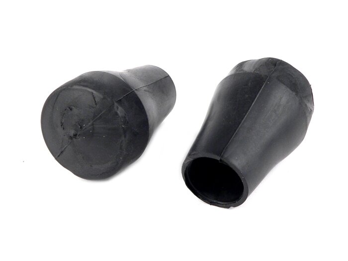 Center stand rubbers -OEM QUALITY Ø=22mm- Vespa PX, Cosa, Cosa, T5 125cc, PK - black