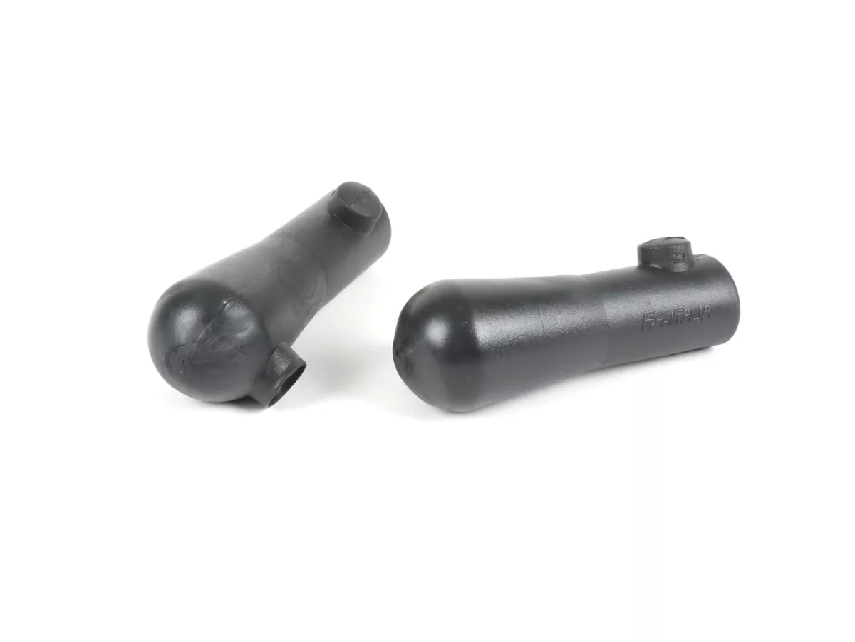 Ständerfüße -OEM QUALITÄT, Ø=20mm- Vespa Sprint150 (VLB1T), Rally180/200 (VSD1T/VSE1T), TS125 (VNL3T), GS160/GS4 (VSB1T), SS180 (VSC1T), GL150 (VLA1T), GT/GTR125 (VNL2T), Super, VNB3T-VNB6T, VBB1T (17451-), VBB2T - Schwarz
