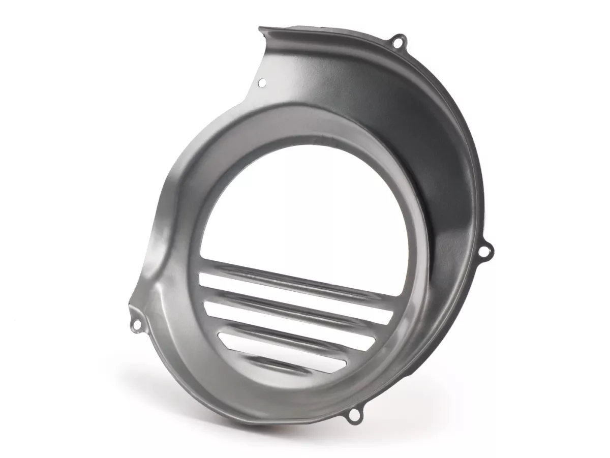 Cubre rueda ventilador -CALIDAD OEM- Vespa PX80, PX125, PX150, PX200 - modelos con arranque eléctrico - gris