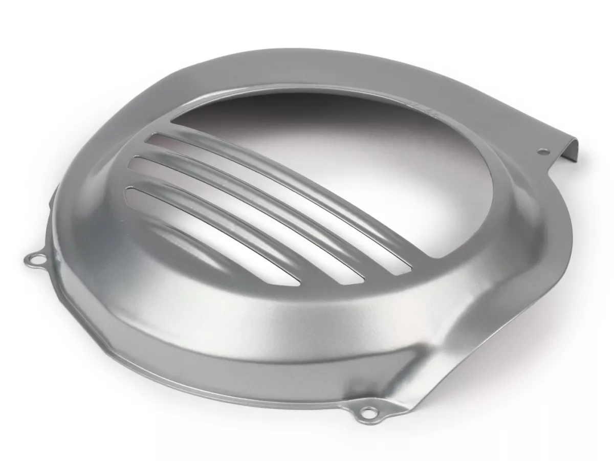 Cubre rueda ventilador -CALIDAD OEM- Vespa PX80, PX125, PX150, PX200 - modelos con arranque eléctrico - gris