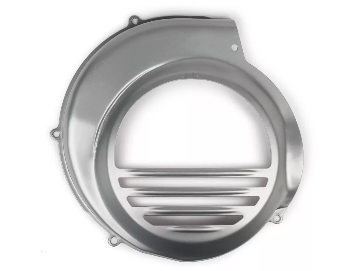 Cubre rueda ventilador -CALIDAD OEM- Vespa PX80, PX125, PX150, PX200 - modelos con arranque eléctrico - gris