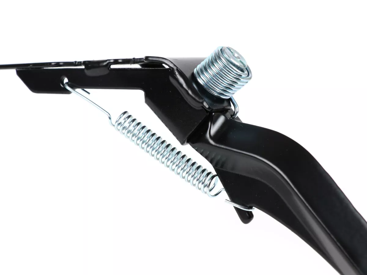 Caballete lateral -BUZZETTI- Vespa PX, T5 125cc, Rally, TS, Sprint, Sprint Veloce, GT, GTR, SS180, GS160 - Negro