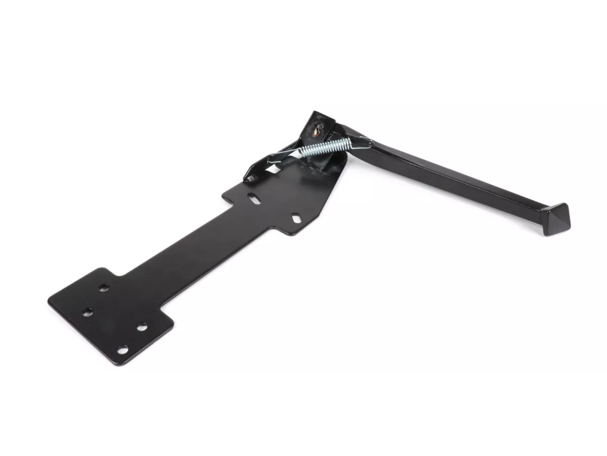 Caballete lateral -BUZZETTI- Vespa PX, T5 125cc, Rally, TS, Sprint, Sprint Veloce, GT, GTR, SS180, GS160 - Negro