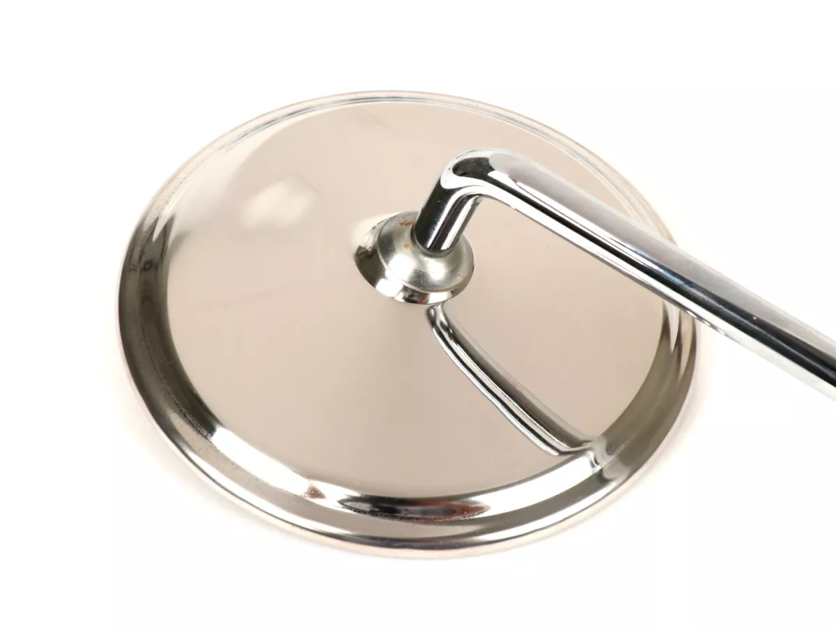 Spiegel -BUMM chroom, roestvrij staal, rond Ø=130mm- Vespa - rechts