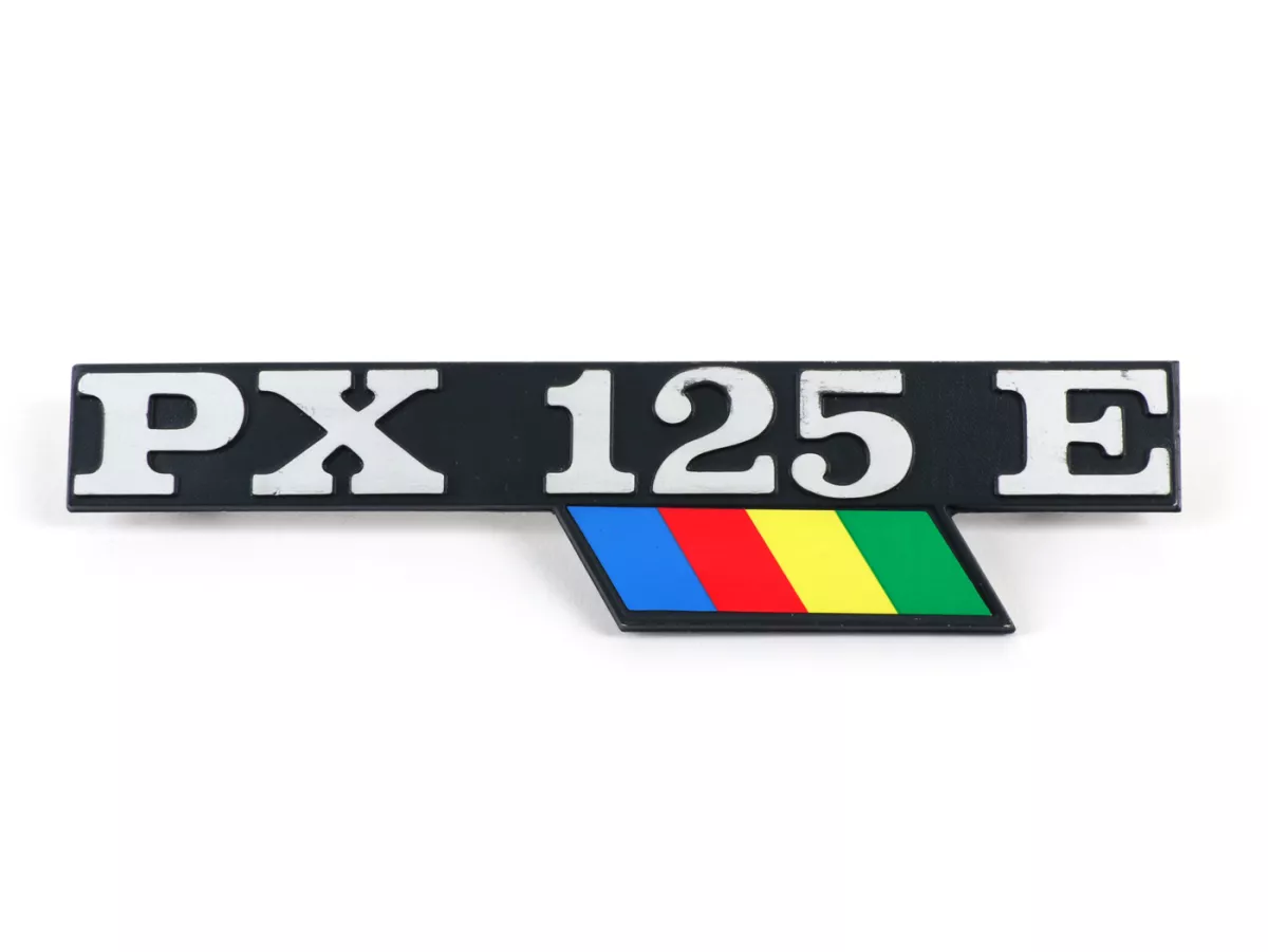 Belettering zijdeksel -VESPA- PX125 E Arcobaleno- Vespa PX125 (jaar 1984-1997)