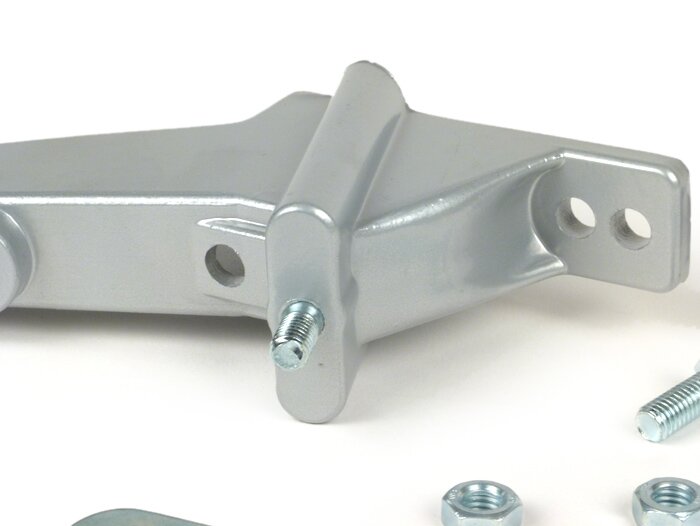 Porta ruota di scorta anteriore -QUALITA' OEM- Vespa 125-150 ccm Largeframe (fino al 1976, modelli con 10 pollici), V50 Special (V5A2T, - dal 1971), V50 Special Elestart (V5A3T - dal 1971)