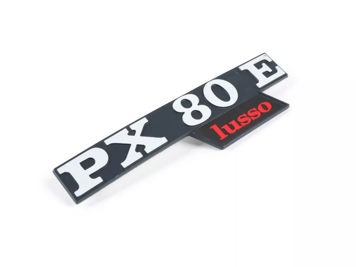 Letras de la cubierta lateral -VESPA- PX80 E Lusso- Vespa PX80 (fabricada entre 1984 y 1997)