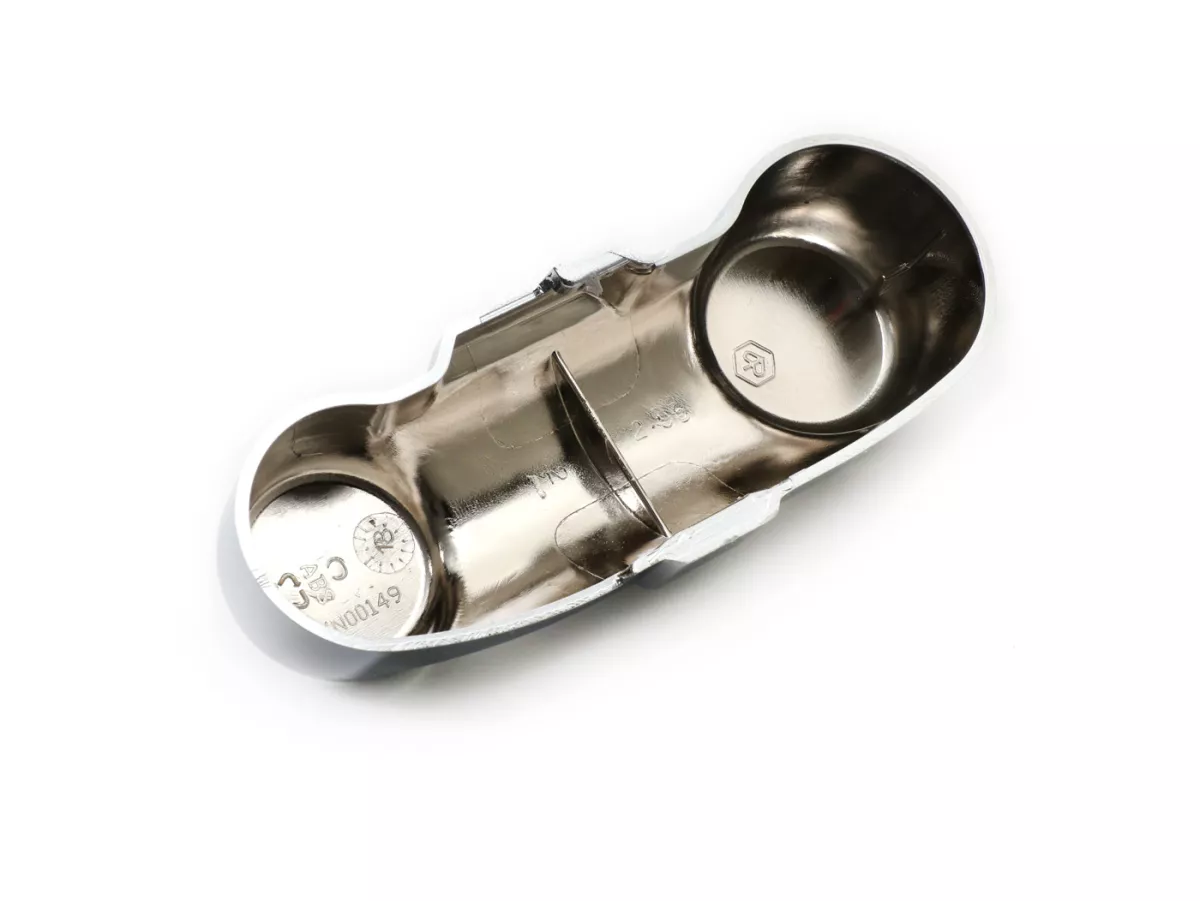 Fork link cover -VESPA My/DISC Style- P-range, PE, PX since 1982, T5 125ccm, COSA - chrome