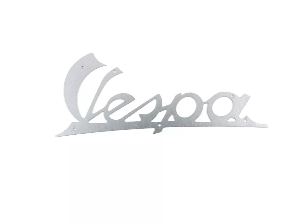 Badge legshield -OEM QUALITY- Vespa - Vespa (till 1957, nicht GS) - Silver