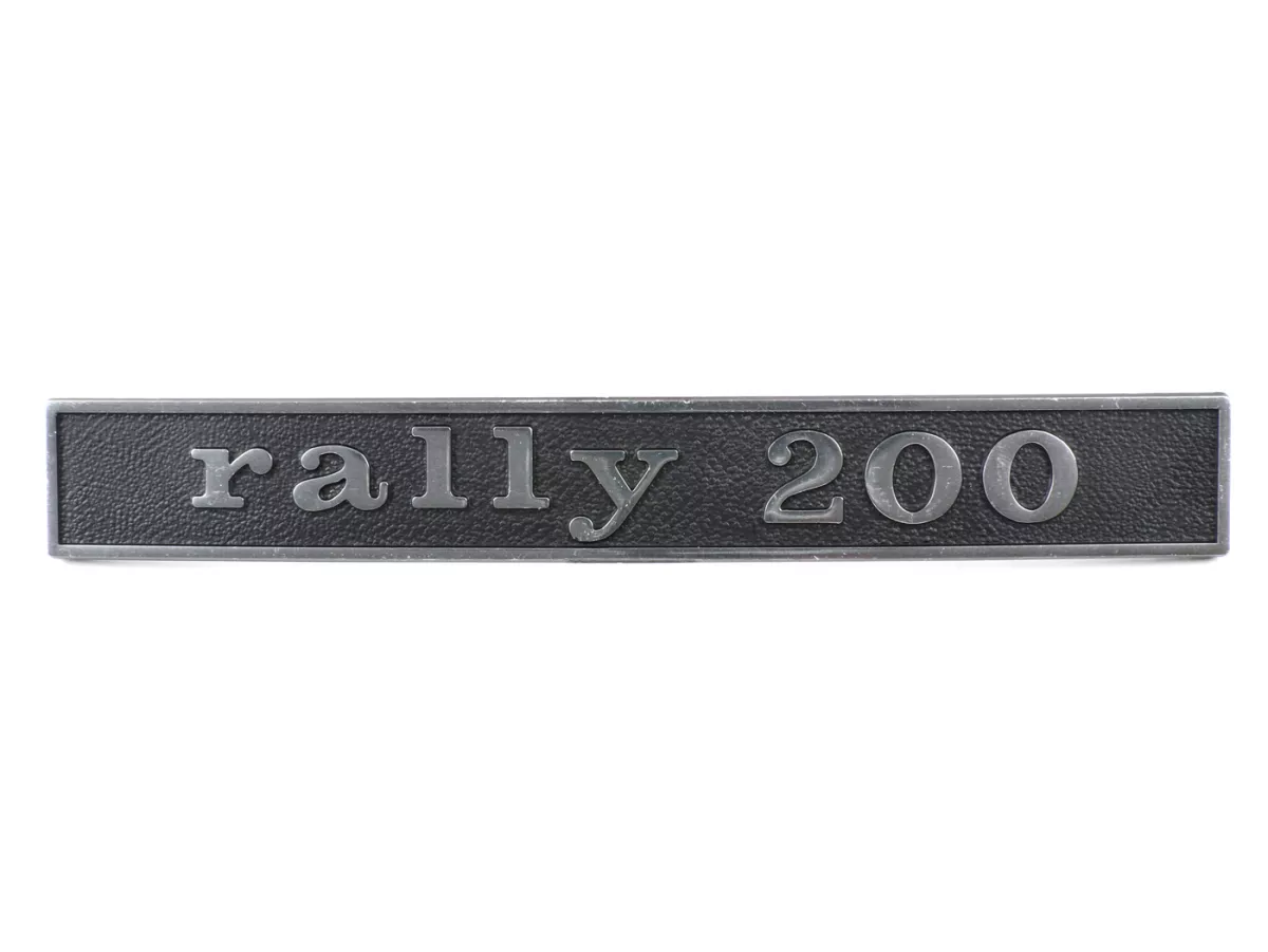 Huruf rangka belakang -KUALITAS OEM- Vespa Rally200 (persegi panjang) - Vespa Rally200 (dari tahun 1976)