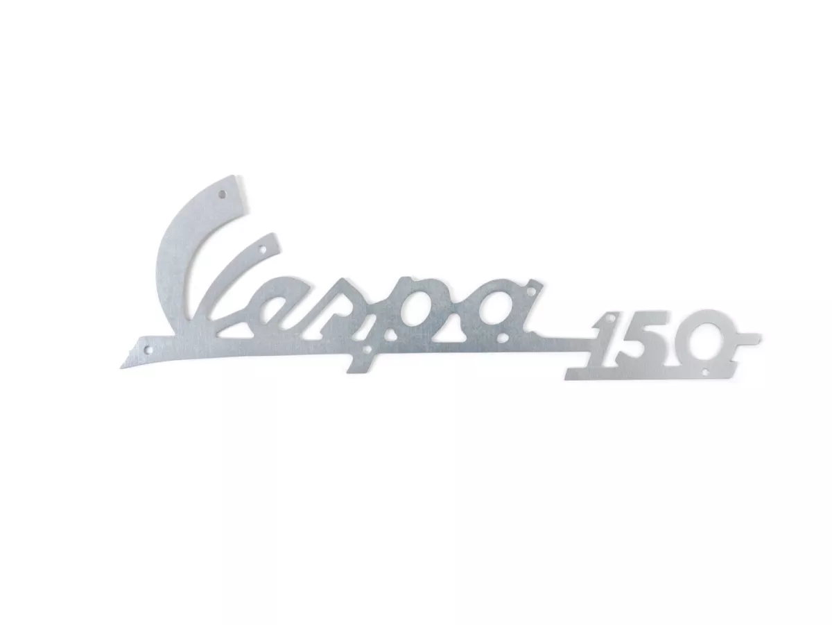 Kentekenplaat belettering -OEM KWALITEIT- Vespa 150 - Vespa 150 (VBA, vanaf 1959), Vespa 150 (VBB, vanaf 1961)