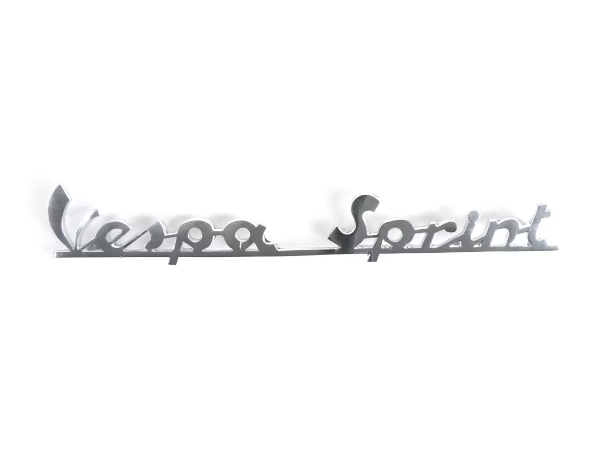 Badge frame rear -OEM QUALITY- Vespa Sprint - Vespa Sprint (since 1965)