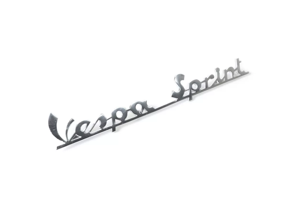 Badge frame rear -OEM QUALITY- Vespa Sprint - Vespa Sprint (since 1965)