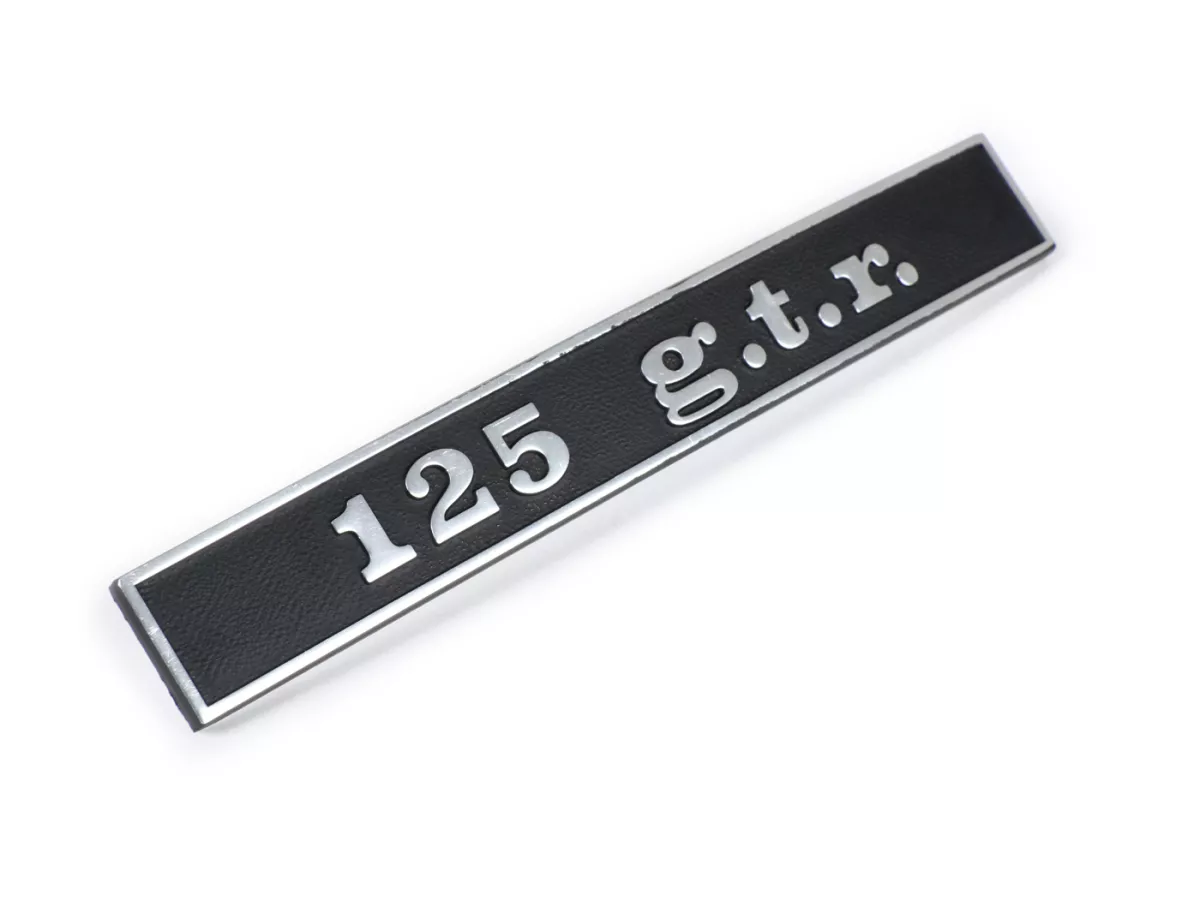 Badge frame rear -OEM QUALITY- Vespa 125 g.t.r. (rectanGL150 (VLA1T)e) - Vespa GTR125 (since 1969)