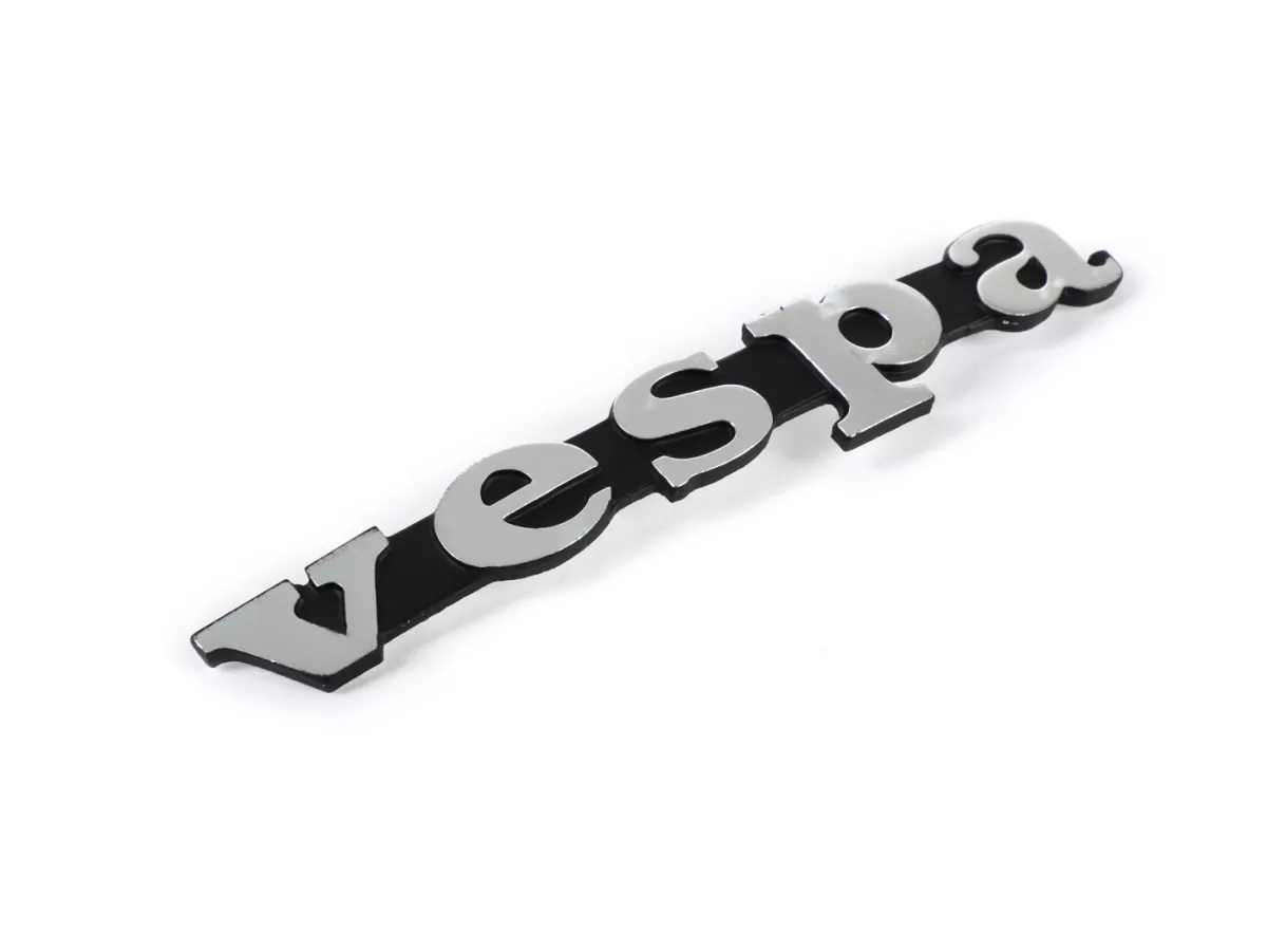 Schriftzug Beinschild -OEM QUALITÄT- Vespa - Vespa PV125 (ab Bj. 1968), Vespa Rally200 (ab Bj. 1976), Vespa TS, Vespa V50 Special, Vespa PX (Bj. 1977-1983)