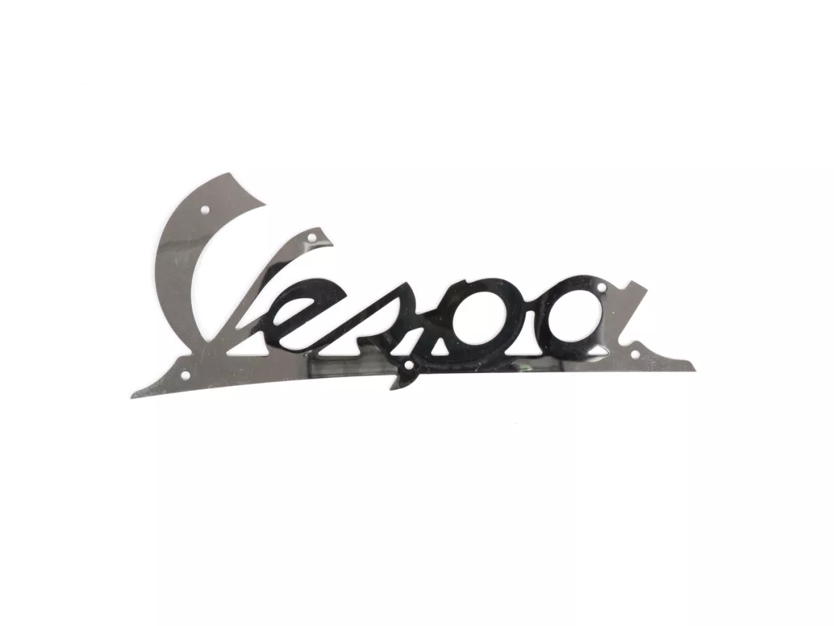 Benplåtsbokstäver -OEM KVALITET- Vespa - Vespa (Årsmodell 1946-54) - Krom