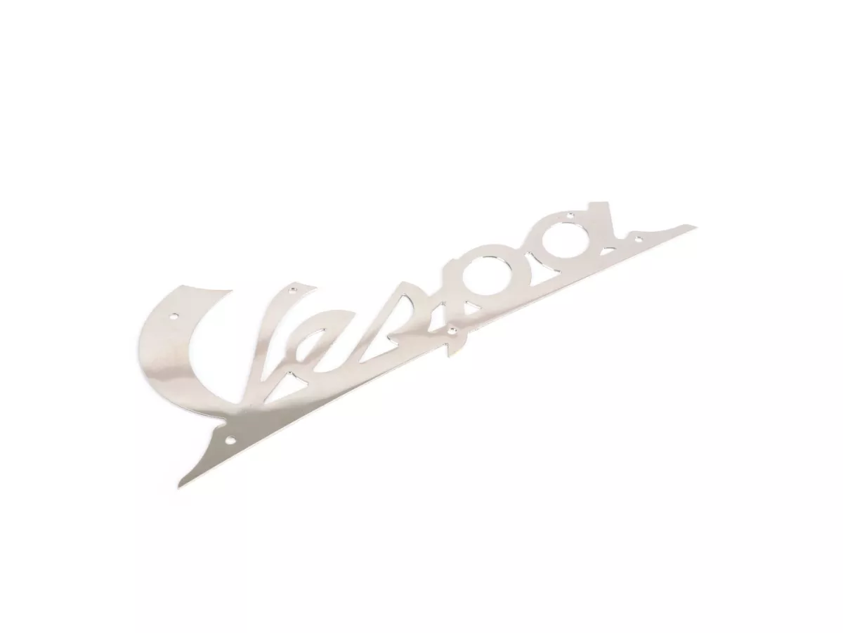 Benplåtsbokstäver -OEM KVALITET- Vespa - Vespa (Årsmodell 1946-54) - Krom