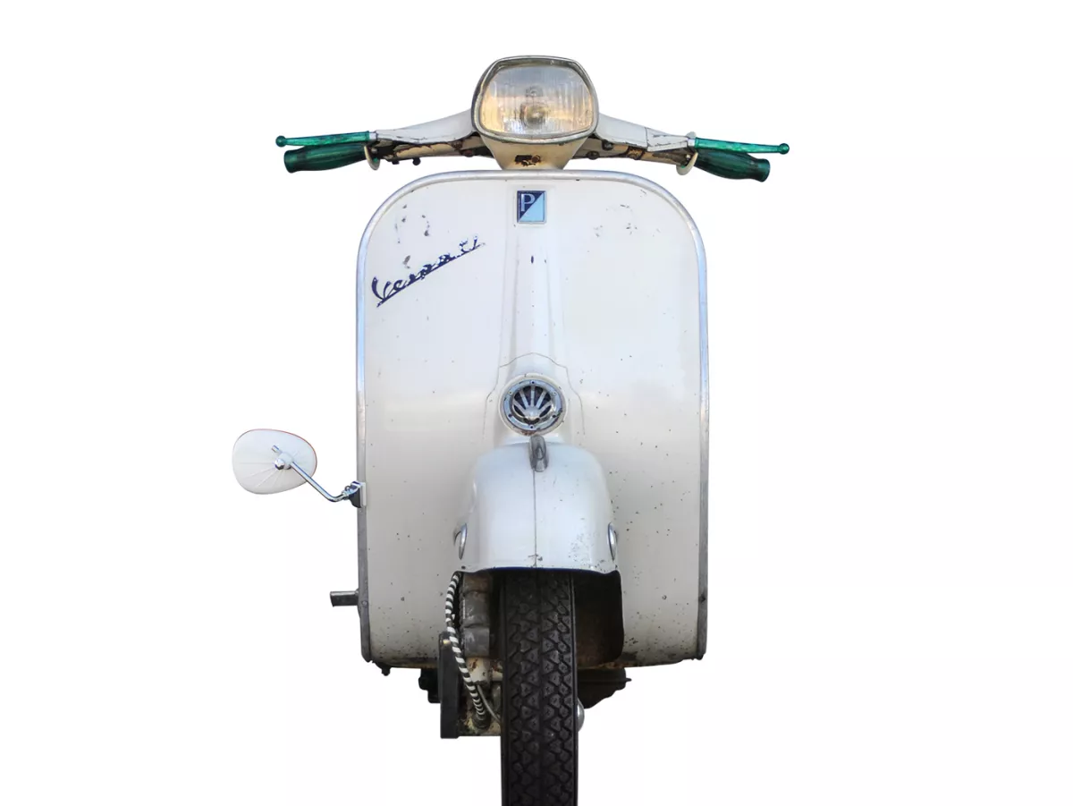 Specchio -BUMM Specchio retro scudo per gambe - universale, bianco arancio - destro