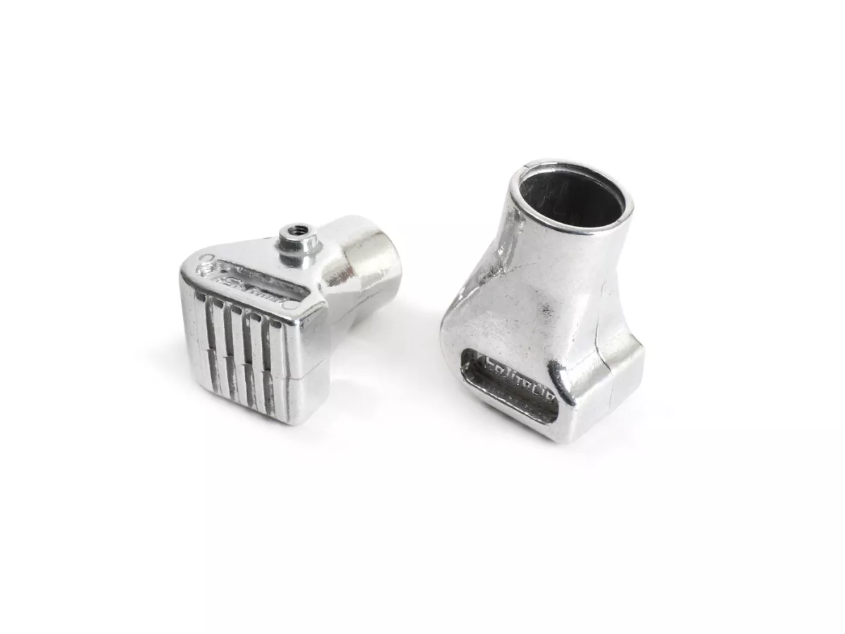 Stand feeds -VESPA Ø= 22mm- Vespa PX, Cosa, T5 125cc, PK S, PK XL - alloy shiny