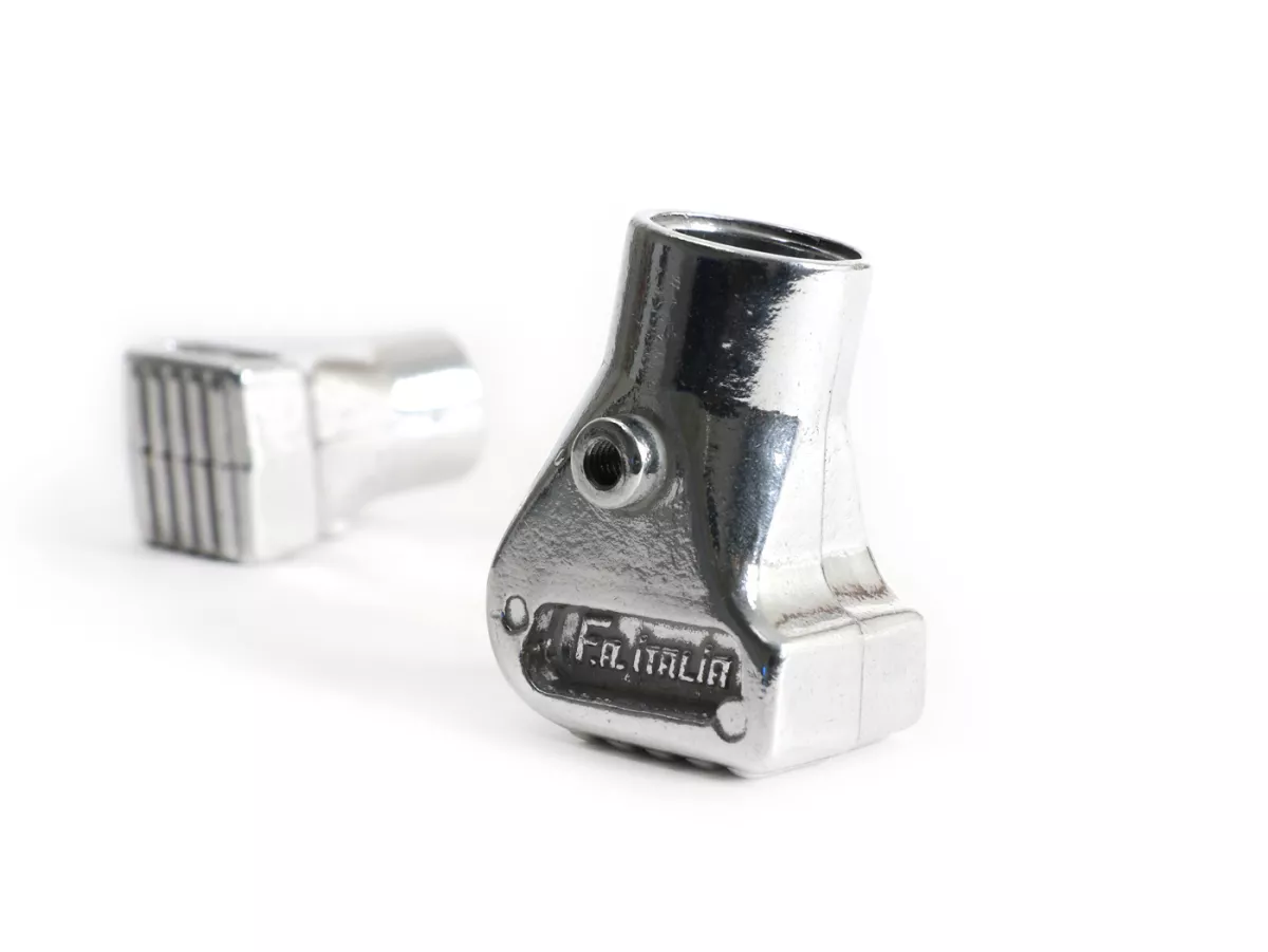 Stand feeds -VESPA Ø= 22mm- Vespa PX, Cosa, T5 125cc, PK S, PK XL - alloy shiny